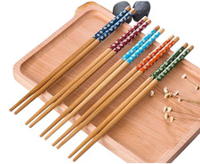 PACK OF 5 PAIRS SAKURA BAMBOO
