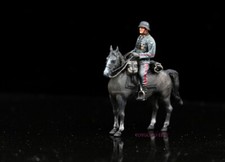 1/72 WWII soldier German General on Horseback Hand Painted Battlefield diorama