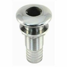 Marpac 7-0857 Boat 1-1/2" Thru Hull Stainless Steel Bilge Pump Hose Fitting