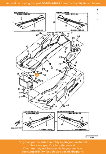 Yamaha grommet 90480 14074 - yamaha, grommet,