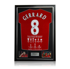 Steven Gerrard Hand Signed #8
