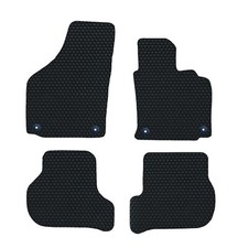 VW Golf MK5 2004-2008 GENUINE LUXURY Tailored Rubber Car Floor Mats Black Set