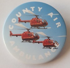 Button Badge: County Air Ambulance