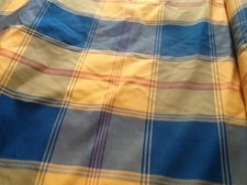 Malabar Tartan silk fabric in