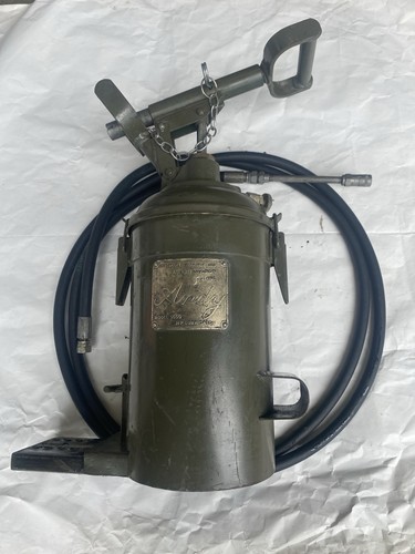 Vintage military grease pump - military,