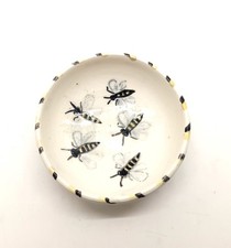 Studio pottery bee trinket - pottery,