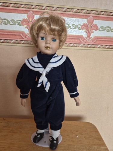 Vintage porcelain boy - porcelain,