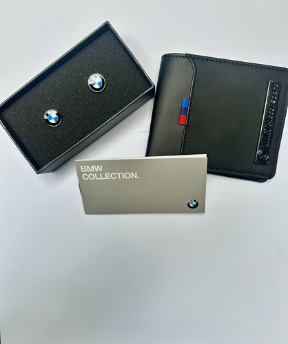 Bmw black leather bifold - bmw,