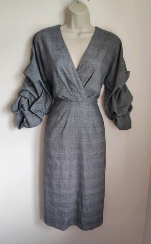 Zara grey check tartan plaid