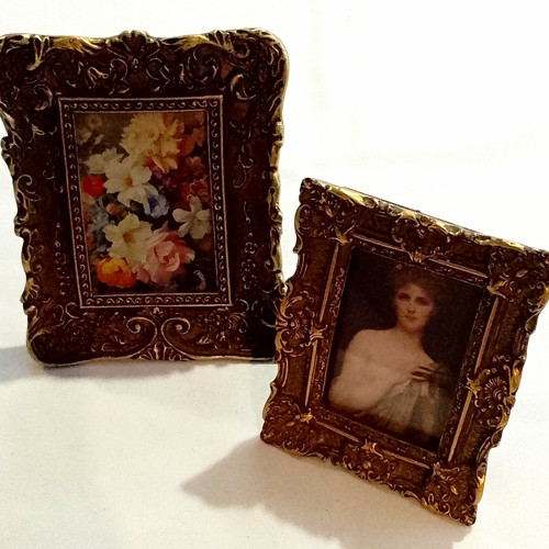 Set ornate antique gold - antique,
