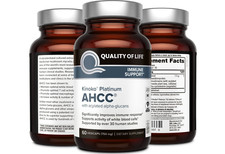 Kinoko Platinum AHCC® – 60 Vegicaps | Immune Support Supplement | Genuine