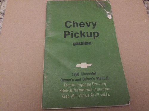 1980 chevrolet gasoline pickup - 1980,