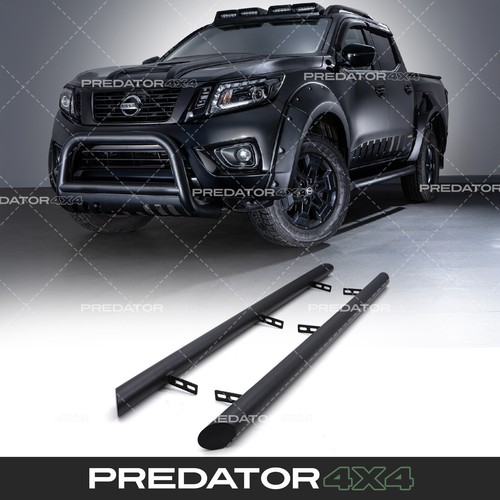 Matte black side bars rail - matte,