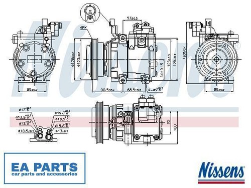 Compressor air conditioning - air,