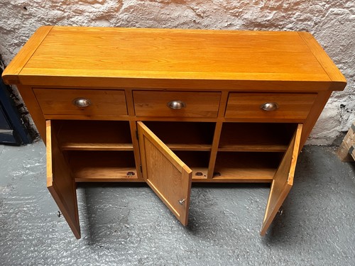 Solid oak sideboard - solid,