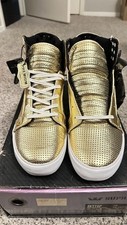 Supra Skytop Gold Perf Chad Muska 2 II 10 Brooklyn Projects Factory 413