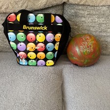 Brunswick Oddballs Psycho Bowling Ball (5kg) & Brunswick Bowling Ball Bag