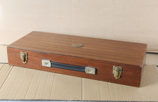 Vintage English Case Would Suit Pair Webley Air Pistol Eley Box Powder Flask