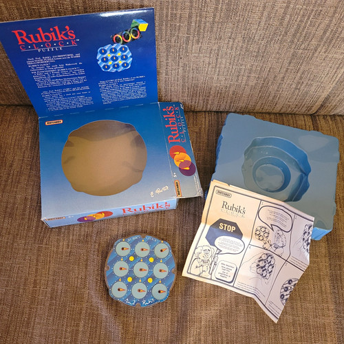 Rubik clock vintage 1988 - clock,