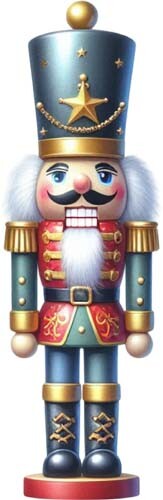 Christmas nutcracker wall art - nutcracker,