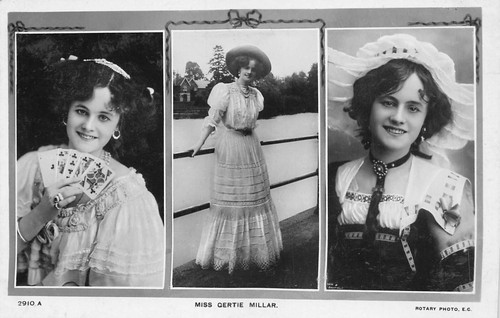 Postcard edwardian actress - postcard,