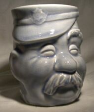 BRUCE BAIRNSFATHER  WW1 CHARACTER OLD BILL MUG PALE BLUE