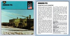 Oshkosh P15 - 1977 - Utility Edito Service #53-09 Auto Rally Card