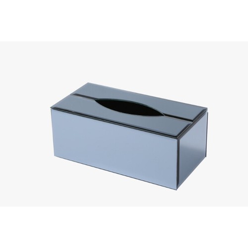 Dark mirrored tissue box - mirrored,