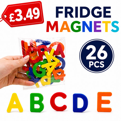 Fridge magnets alphabet - magnets,