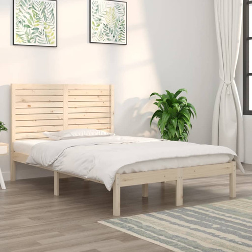 Bed frame solid pine - frame,