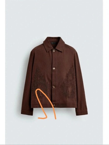 Zara brown overshirt