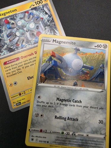 Pokémon tcg magnemite and - pokémon,