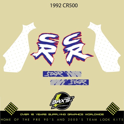 Honda 500 1992 die cut - cr, rad