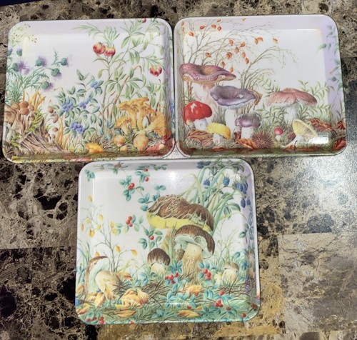 Mushroom trinket trays - 3, made