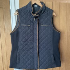 F&F  Dark Navy Quilted Gilet Body warmer Size 18