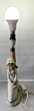 Nao Lamp "Girl with Basket of Flowers" Working