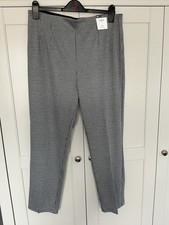 Marks & Spencer ladies Dog tooth check Smart Trousers Size 16 Regular BNWT