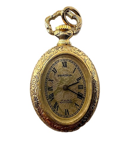 Antique pratina pocket watch - antique,