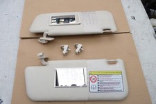 FORD KA MK2 SUN VISORS WITH MIRRORS AND FIXING MOUNTS 2008 -2016