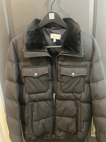 Reiss men medium coat black - coat,