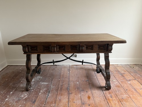 Antique walnut spanish - antique,