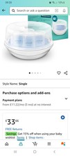 Philips Avent Microwave