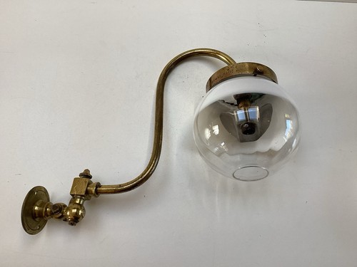Vintage antique brass sconce - vintage,