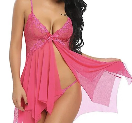 Women mini dress lingerie - mini,