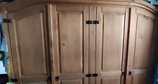 Corona  4 Door Arch Top Wardrobe - Solid Pine. COLLECTION ONLY
