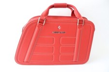2007-2012 Ferrari 599 Red Leather Schedoni Suitcase Luggage Bag