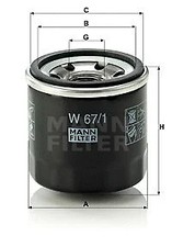 Oil Filter fits: MAZDA 121 I