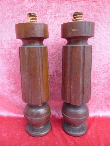 Old wooden columns oak 34cm - wooden, 34cm!