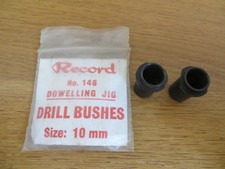 Two Record Drill Bushes for