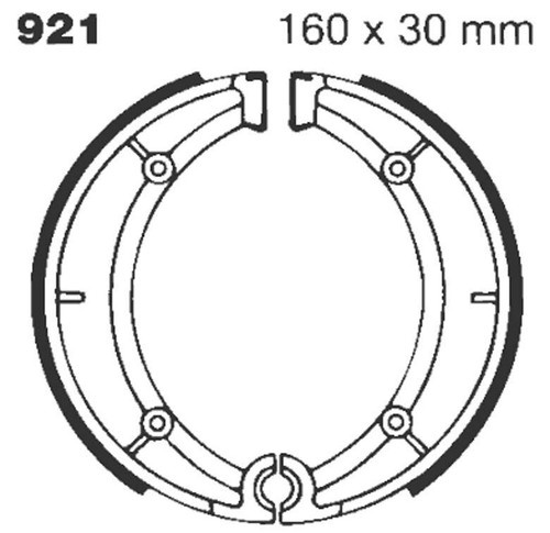 Ebc standard brake shoes - ebc,